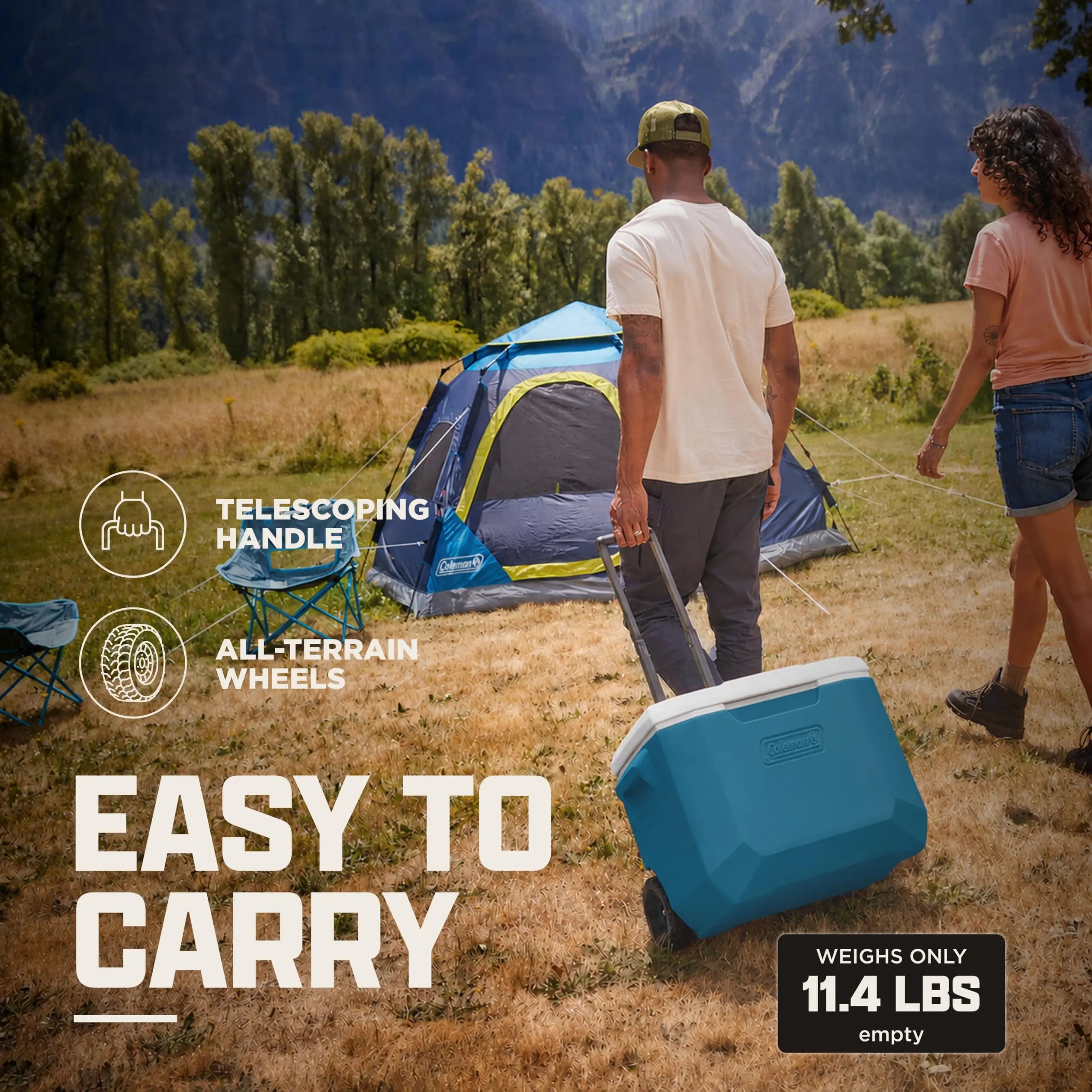 Coleman Chiller 9/16/30/48/60qt Cooler with Ice Retention, Leak Resistant, Great for Camping, Concerts, Sports, and More Coastal Adventure Co