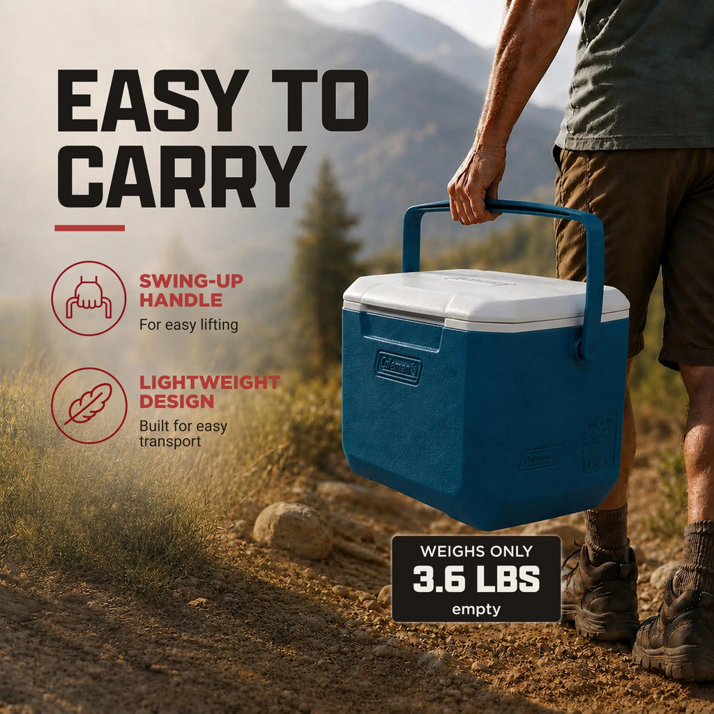 Coleman Chiller 9/16/30/48/60qt Cooler with Ice Retention, Leak Resistant, Great for Camping, Concerts, Sports, and More Coastal Adventure Co