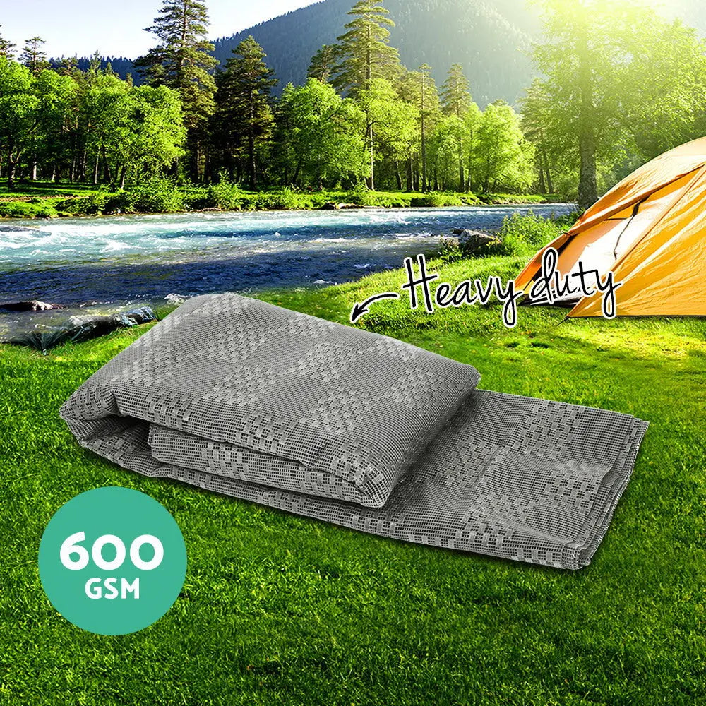 NNEDSZ 4M X 2.5M Matting 600 GSM Floor Mats Mesh Caravan Parks Annexes-3