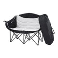 Weisshorn Camping Chair Double Folding Moon Chair Portable Seat 240KG-0