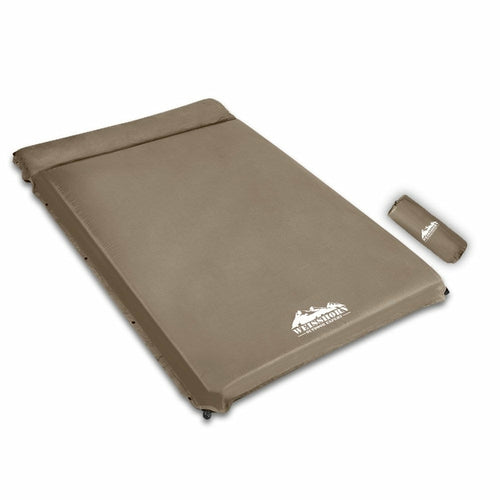 Weisshorn Self Inflating Mattress 10CM Camping Sleeping Mat Air Double