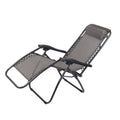 NNEDSZ Outdoor Portable Recliner - Grey-0