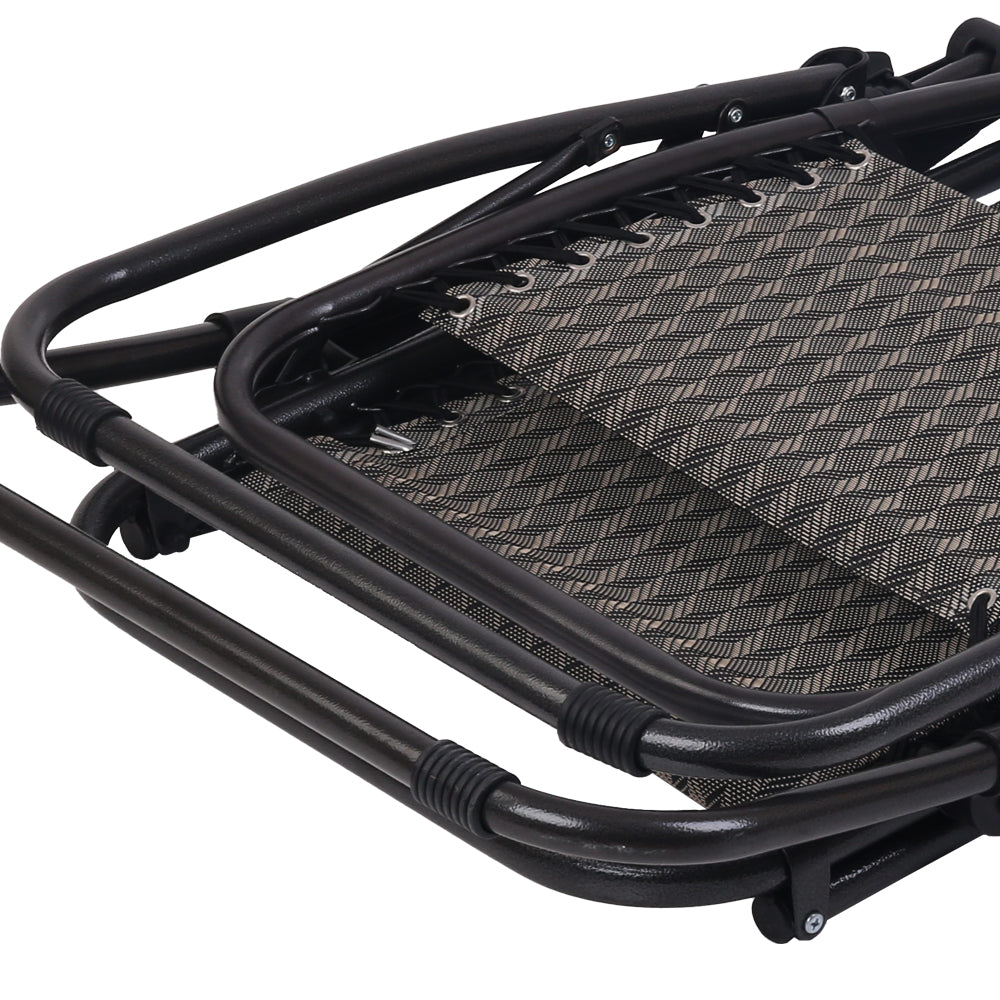 NNEDSZ Outdoor Portable Recliner - Grey