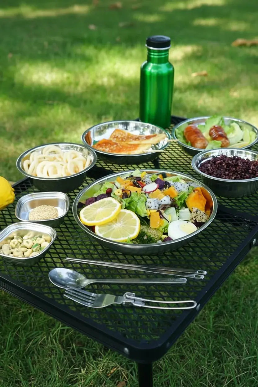 22PCS Portable Camping Cookware & Dining Set NNEOBA
