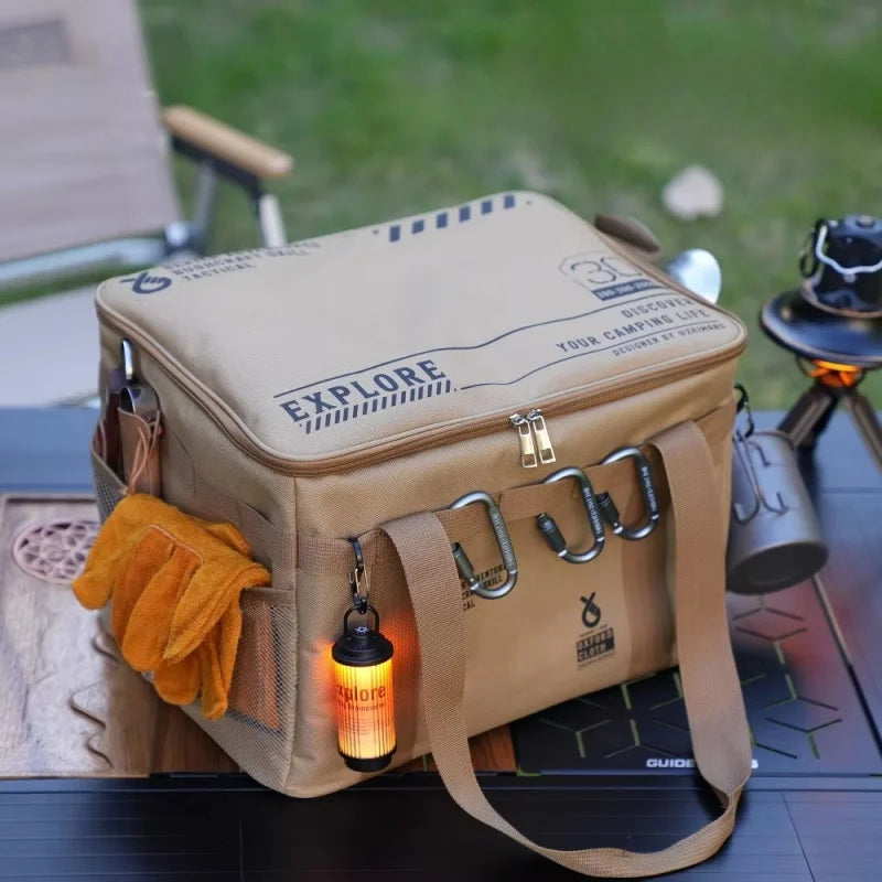 NNEOBA 42L Camping Tactical Storage Bag Khaki