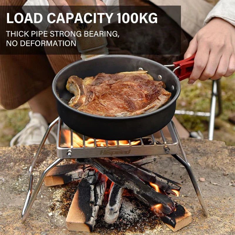 Grill Camping Stainless Steel Brazier