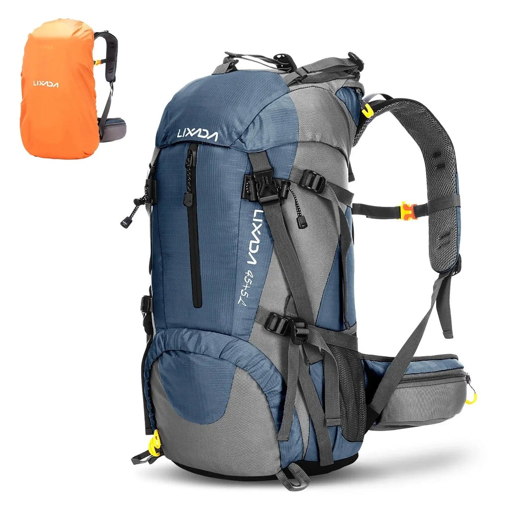 NNEOBA 50L Camping Hiking Backpack Blue NNEOBA
