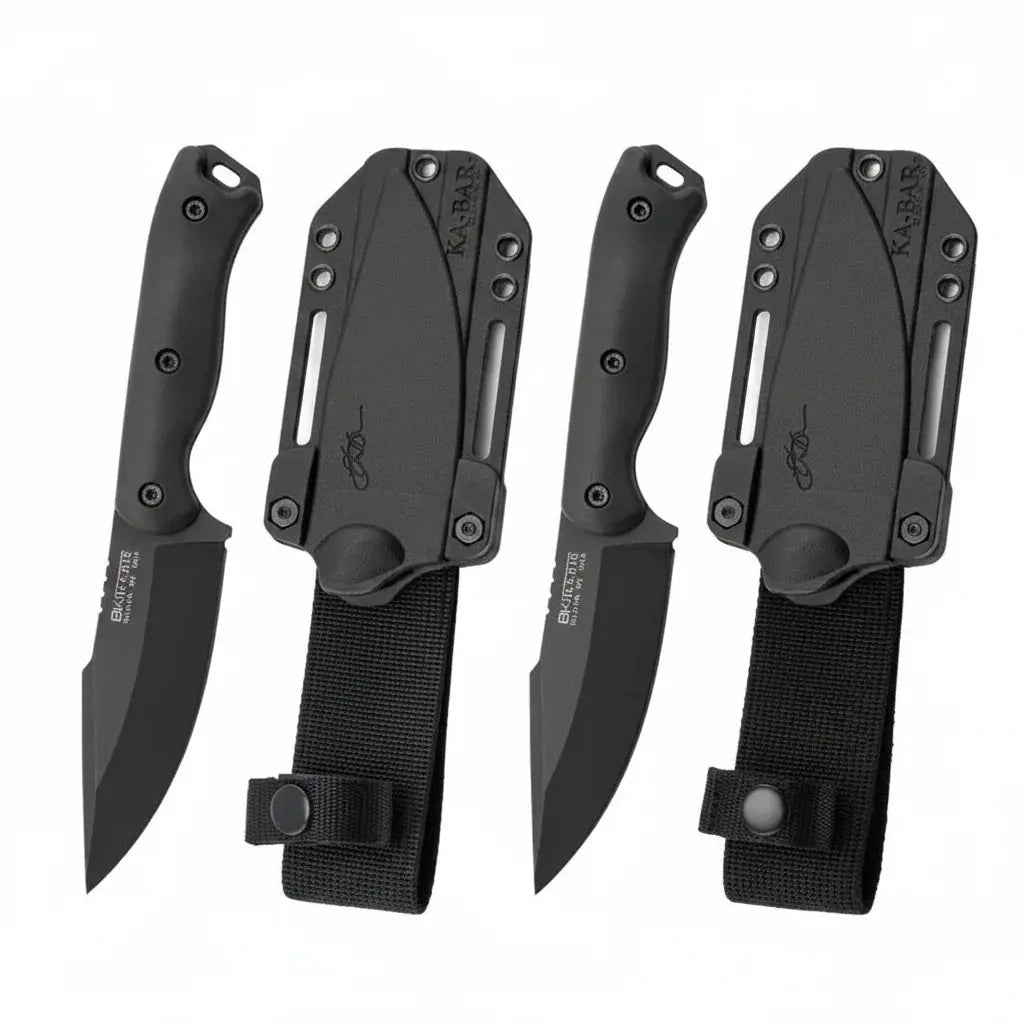 NNEOBA Camping Fixed Blade Knife Black NNEOBA