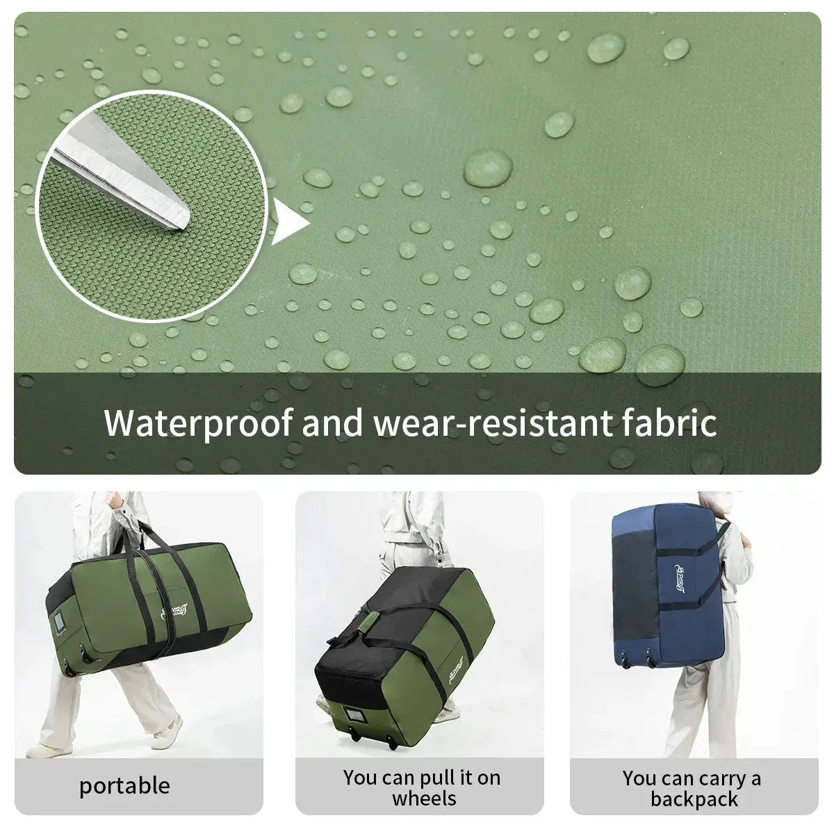 Camping Gear Storage Box with Wheels NNEOBA