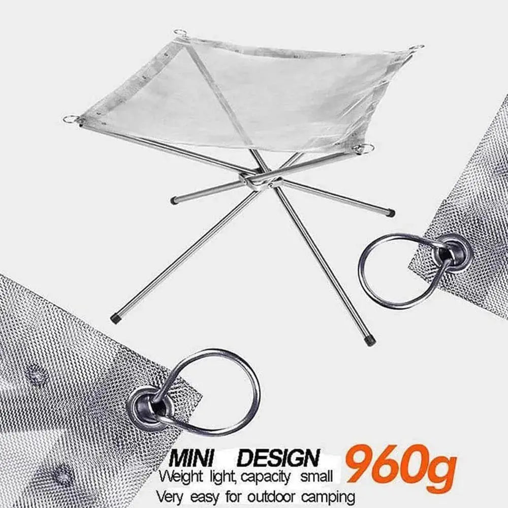 NNEOBA Stainless Steel Outdoor Camping Campfire NNEOBA