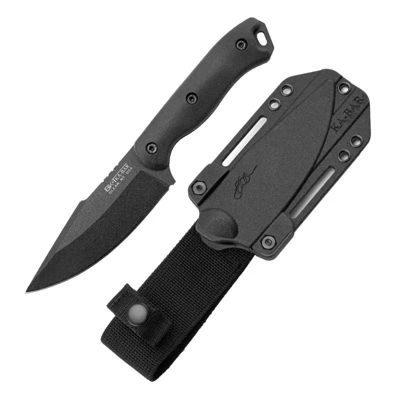 NNEOBA Camping Fixed Blade Knife Black NNEOBA