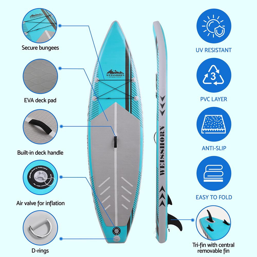 Weisshorn Stand Up Paddle Board 10.5ft Inflatable