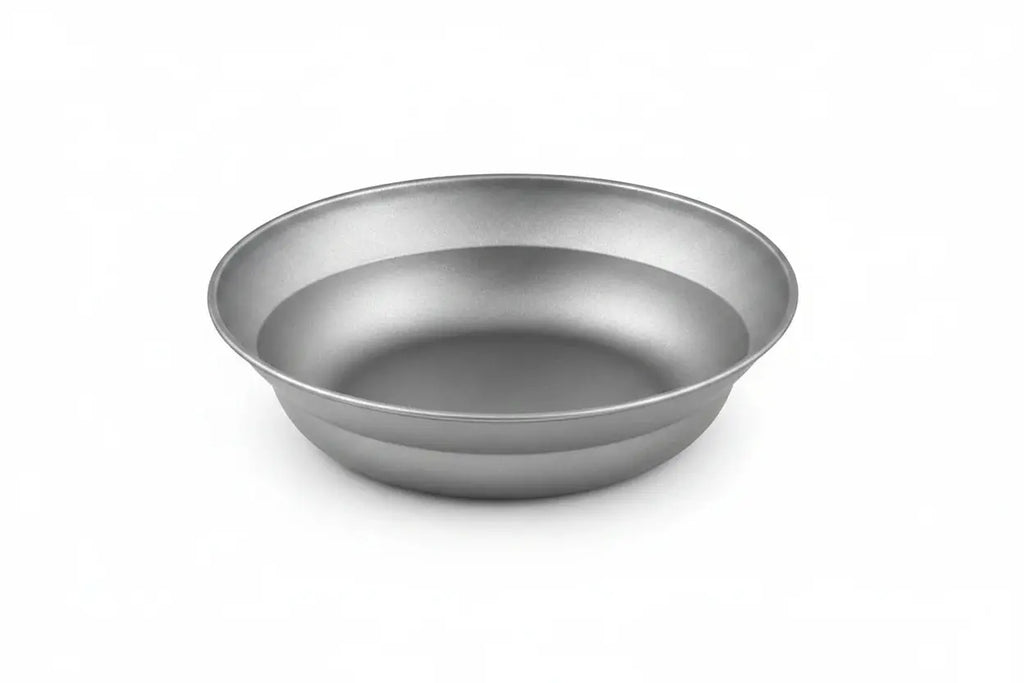 Titanium Camping Meal Bowl Plate NNEOBA