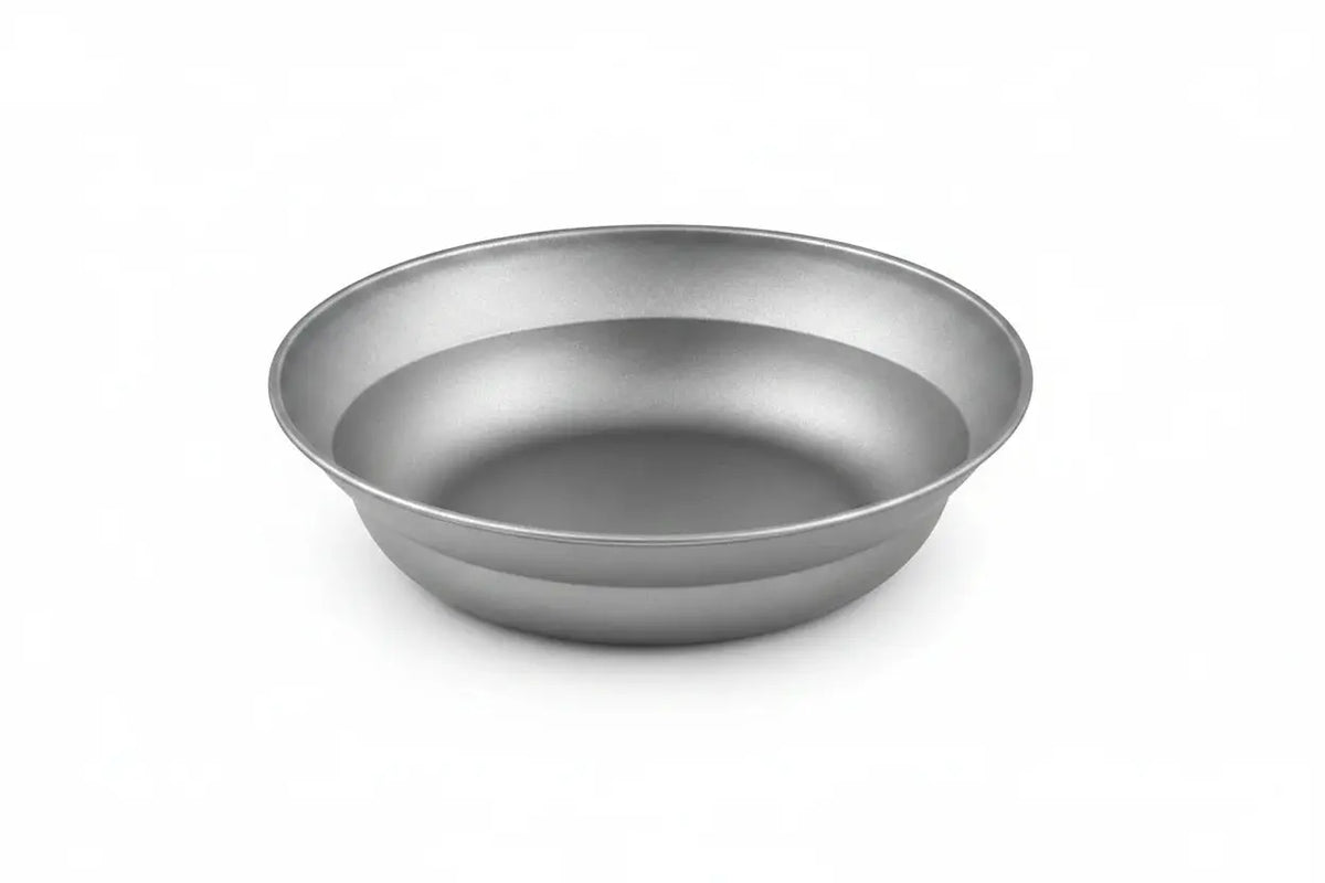 Titanium Camping Meal Bowl Plate NNEOBA