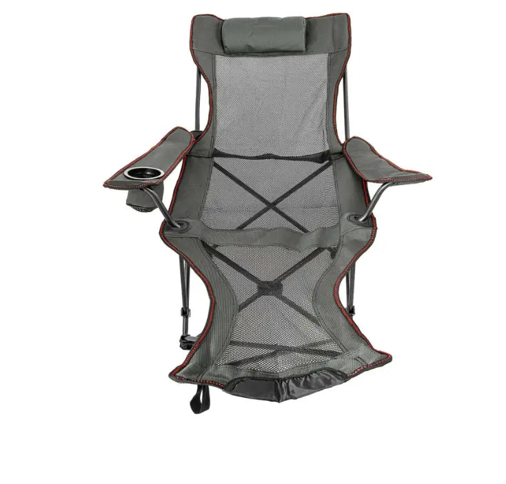 NNEOBA Outdoor Folding Camp Chair with Backrest & Footrest NNEOBA