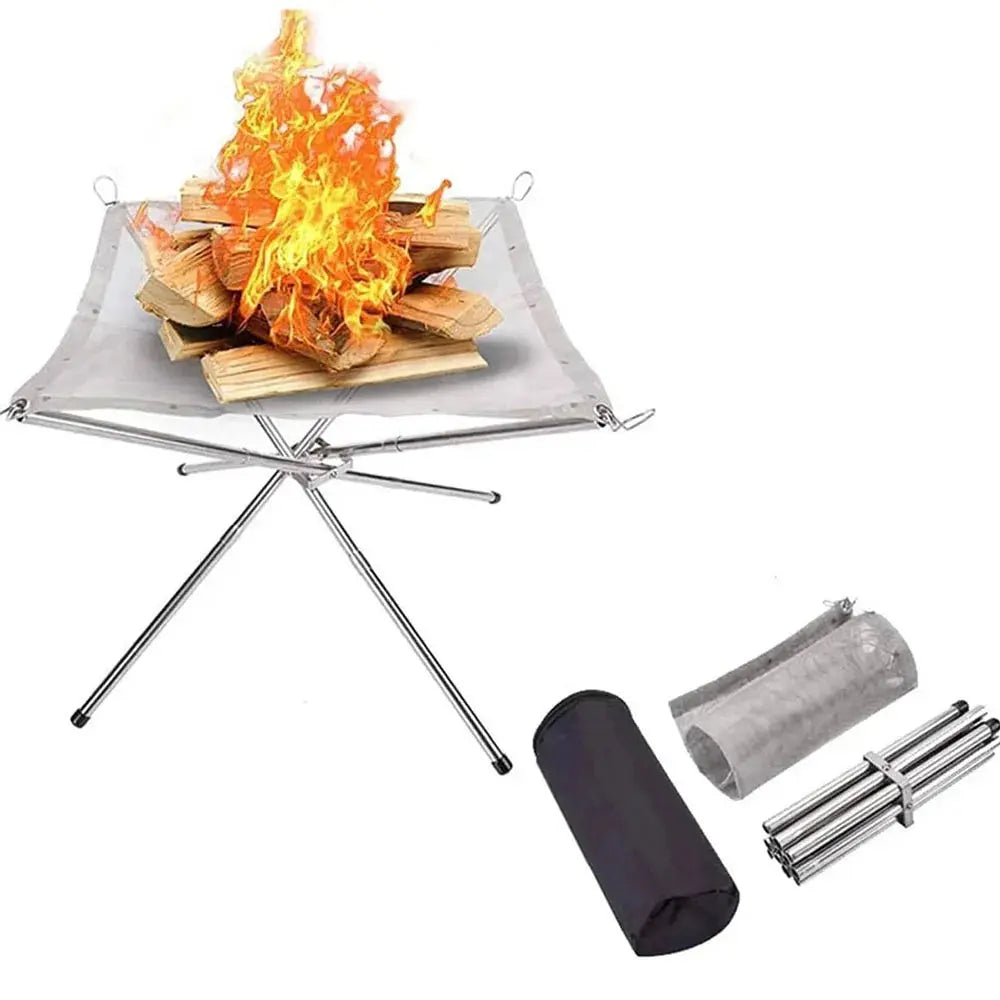 NNEOBA Stainless Steel Outdoor Camping Campfire NNEOBA