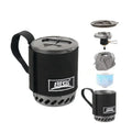 NNEOBA Jet Boil Camping Stove with Heat Exchanger – Portable Gas Stove & Cooking Pot Set