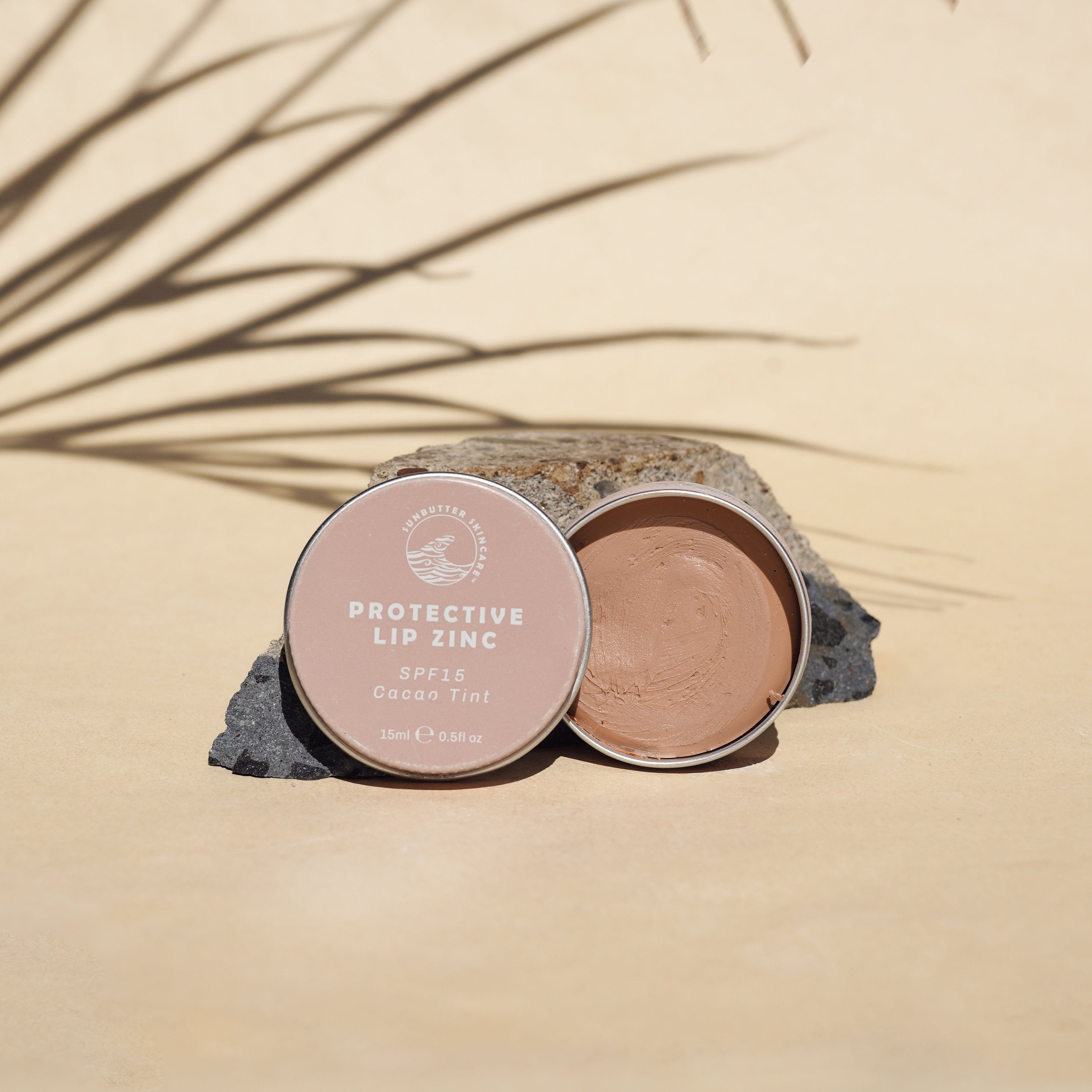 SPF15 Protective Lip Zinc - Cacao Tint *SHORT DATED*
