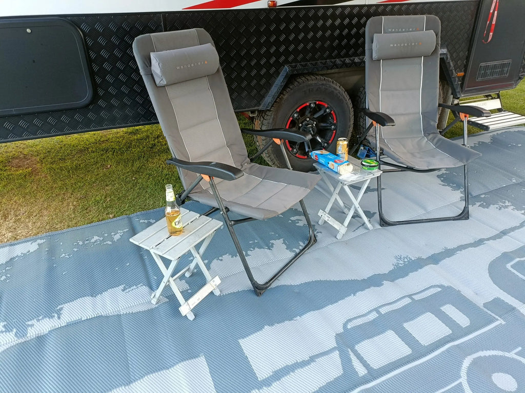NNEDSZ Caravan Camping 4m x 2.14m recycled mat NNEDSZ