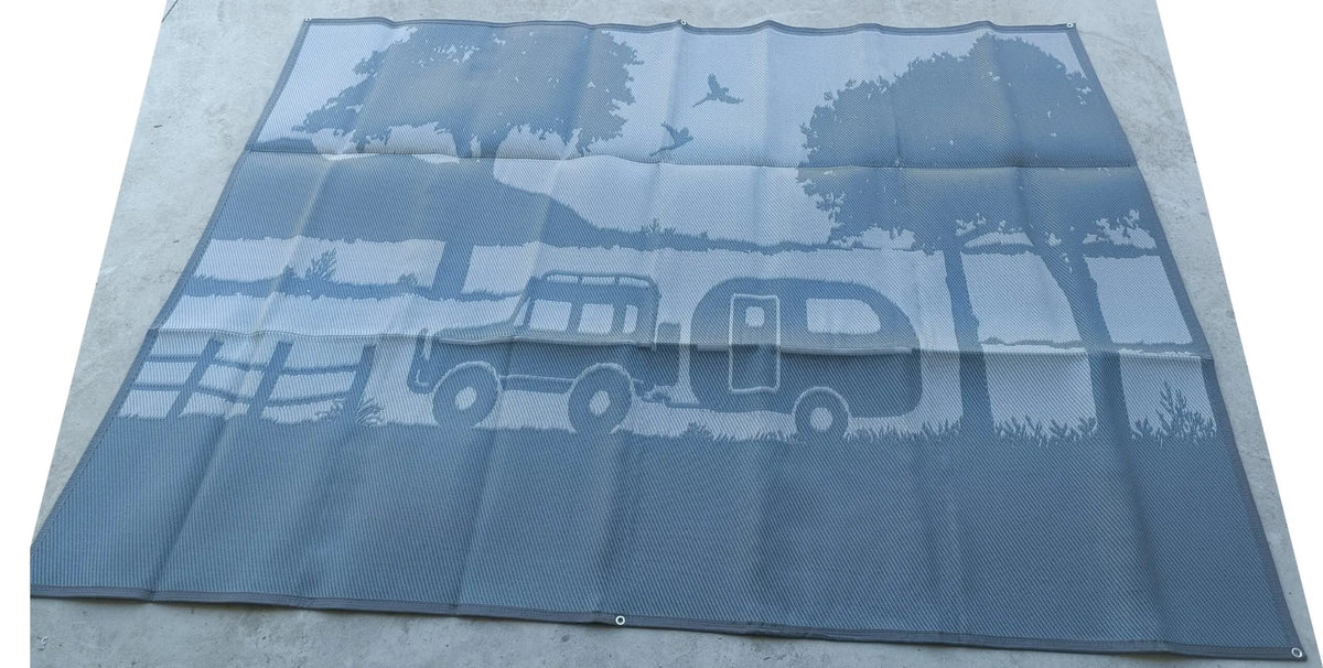 NNEDSZ Caravan Camping 4m x 2.14m recycled mat NNEDSZ