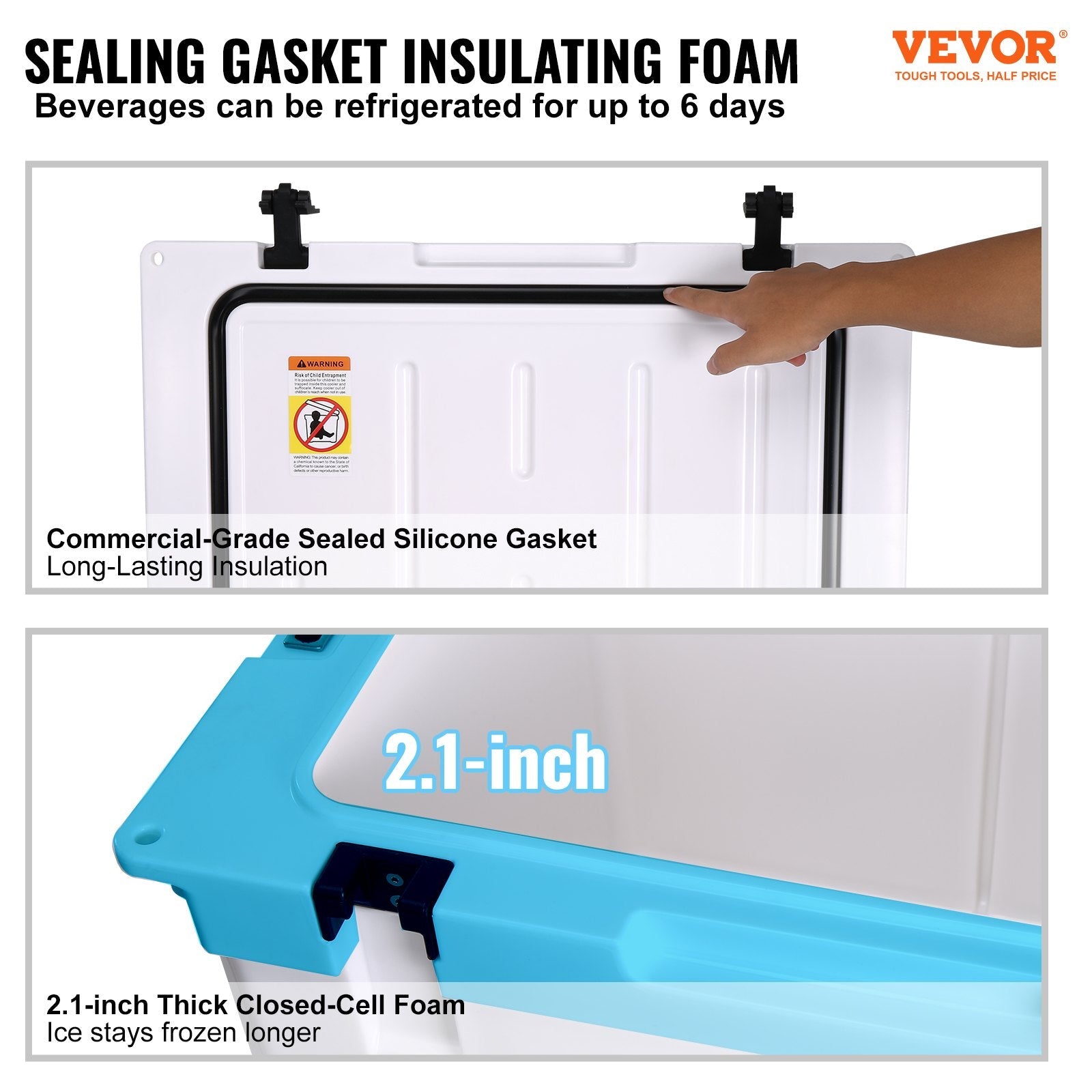 VEVOR Insulated Portable Cooler-1