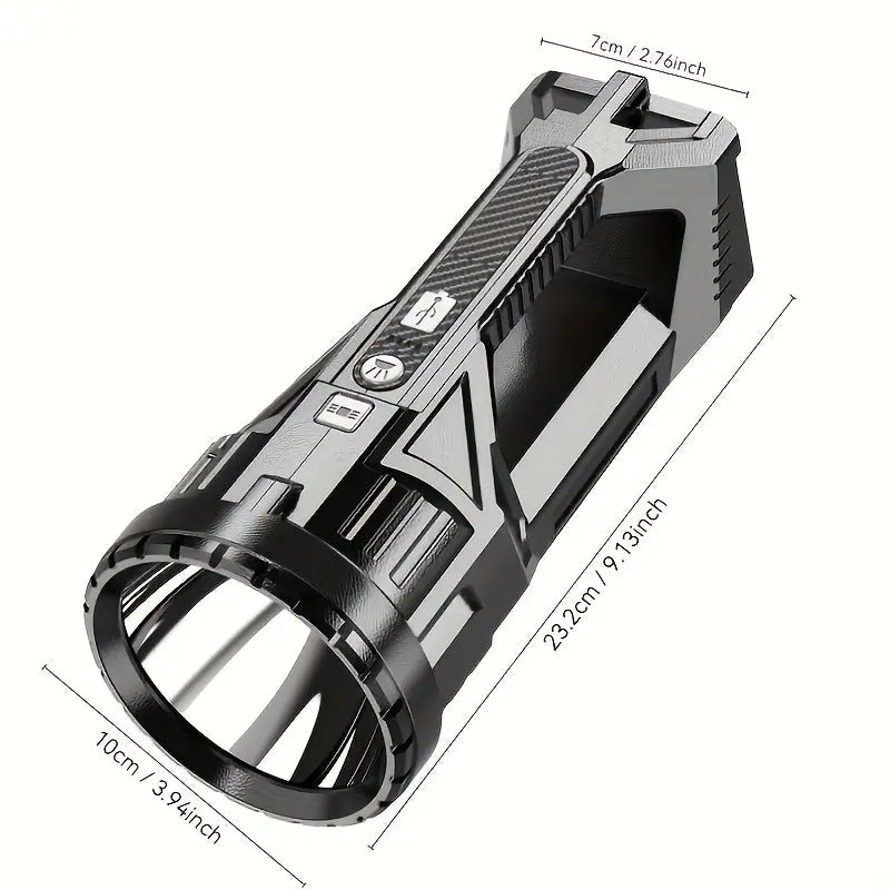 NNETM Camping Spotlight USB Rechargeable Flashlight NNETM