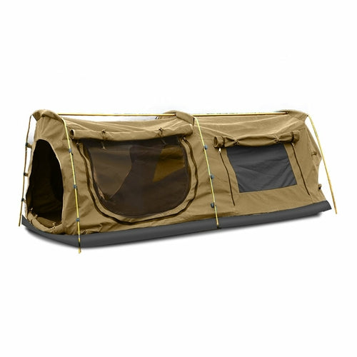 Mountview Double King Swag Camping Swags Canvas Dome Tent Hiking