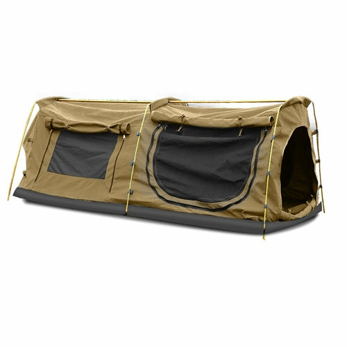 Mountview Double King Swag Camping Swags Canvas Dome Tent Hiking