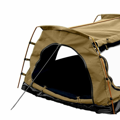 Mountview Double King Swag Camping Swags Canvas Dome Tent Hiking