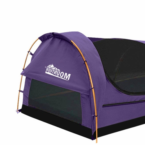 Mountview King Single Swag Camping Swags Canvas Dome Tent Hiking