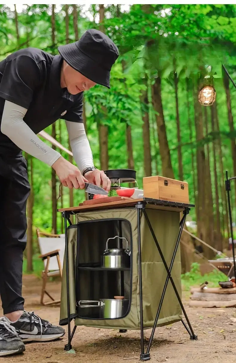 NNETM Storage Cabinet Table Camping NNETM