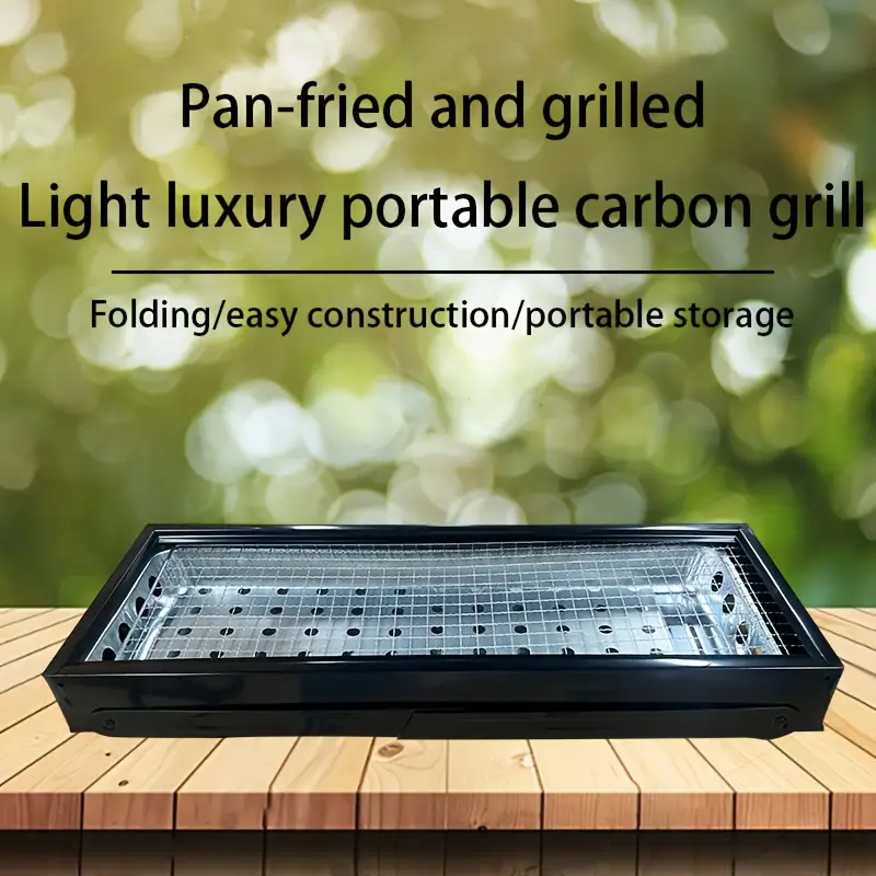 Iron Camping Stove Outdoor BBQ Grill
